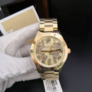  Shop Authentic Michael Kors Layton Chronograph Gold Dial Gold Steel Strap Watch for Women - MK5959 - Luxxuri