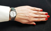  Shop Authentic Tissot Le Locle Automatic Diamonds Mother of Pearl Dial Silver Steel Strap Watch For Women - T006.207.11.116.00 - Luxxuri