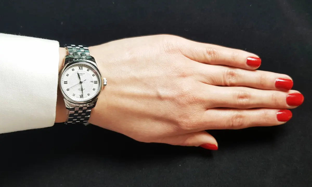  Shop Authentic Tissot Le Locle Automatic Lady Silver Dial Silver Steel Strap Watch For Women - T006.207.11.036.00 - Luxxuri