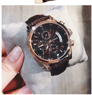  Shop Authentic Guess Analog Chronograph Brown Dial Brown Leather Strap Watch For Men - W14052G2 - Luxxuri