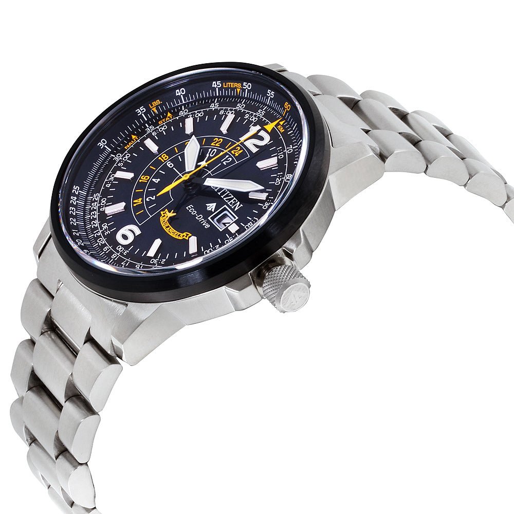  Shop Authentic Citizen Promaster Nighthawk Eco Drive Navy Blue Dial Silver Steel Strap Watch For Men - BJ7006-56L - Luxxuri