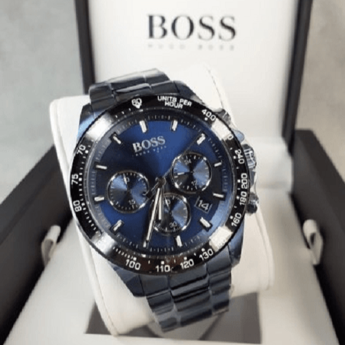 Shop Authentic Hugo Boss Hero Sport Lux Blue Dial Blue Steel Strap Watch for Men - 1513758 - Luxxuri