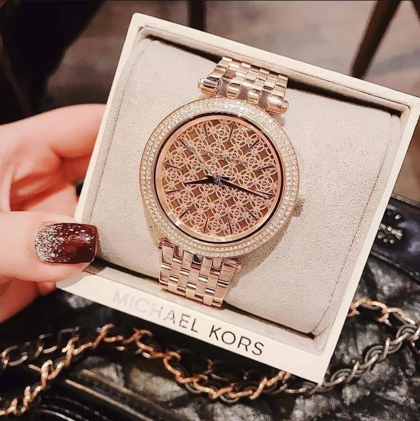  Shop Authentic Michael Kors Darci Rose Gold Dial Steel Strap Watch for Women - MK3399 - Luxxuri