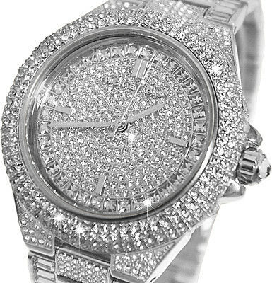  Shop Authentic Michael Kors Camille Crystal Pave Dial Silver Steel Strap Watch for Women - MK5869 - Luxxuri