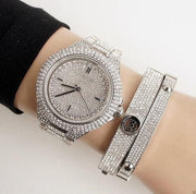  Shop Authentic Michael Kors Camille Crystal Pave Dial Silver Steel Strap Watch for Women - MK5869 - Luxxuri