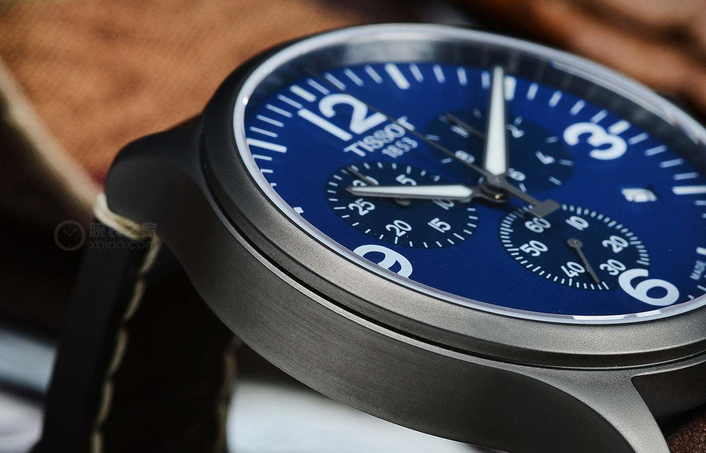  Shop Authentic Tissot Chrono XL Blue Dial Brown Leather Strap Watch For Men - T116.617.36.047.00 - Luxxuri