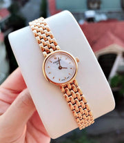  Shop Authentic Tissot T Lady Lovely Mother of Pearl Dial Rose Gold Steel Strap Watch For Women - T058.009.33.111.00 - Luxxuri