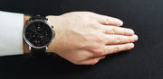  Shop Authentic Tommy Hilfiger Daniel Black Dial Black Leather Strap Watch for Men - 1710381 - Luxxuri
