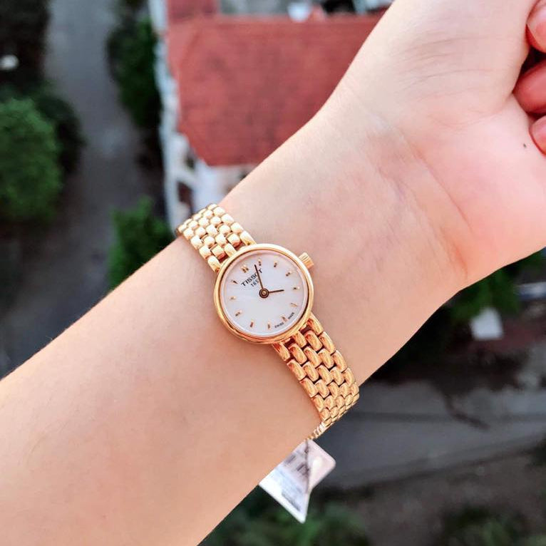  Shop Authentic Tissot T Lady Lovely Silver Dial Rose Gold Steel Strap Watch For Women - T058.009.33.031.01 - Luxxuri