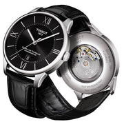  Shop Authentic Tissot Chemin Des Tourelles Powermatic 80 Black Dial Black Leather Strap Watch For Men - T099.407.16.058.00 - Luxxuri