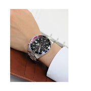  Shop Authentic Emporio Armani Chronograph Black Dial Silver Stainless Steel Watch For Men - AR5855 - Luxxuri