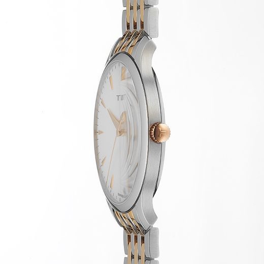  Shop Authentic Tissot T Classic Tradition White Dial Two Tone Mesh Bracelet Watch For Men - T063.610.22.037.01 - Luxxuri