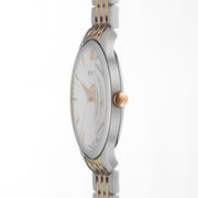  Shop Authentic Tissot T Classic Tradition White Dial Two Tone Mesh Bracelet Watch For Men - T063.610.22.037.01 - Luxxuri