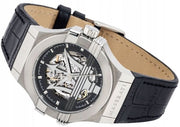  Shop Authentic Maserati Potenza Automatic Black Dial Black Leather Strap Watch For Men - R8821108001 - Luxxuri