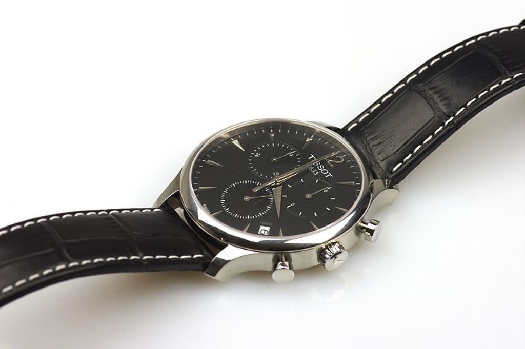  Shop Authentic Tissot T Classic Tradition Chronograph Black Dial Black Leather Strap Watch For Men - T063.617.16.057.00 - Luxxuri