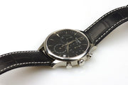  Shop Authentic Tissot T Classic Tradition Chronograph Black Dial Black Leather Strap Watch For Men - T063.617.16.057.00 - Luxxuri