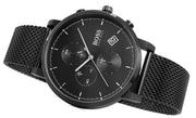  Shop Authentic Hugo Boss Integrity Black Dial Black Mesh Bracelet Watch for Men - 1513813 - Luxxuri