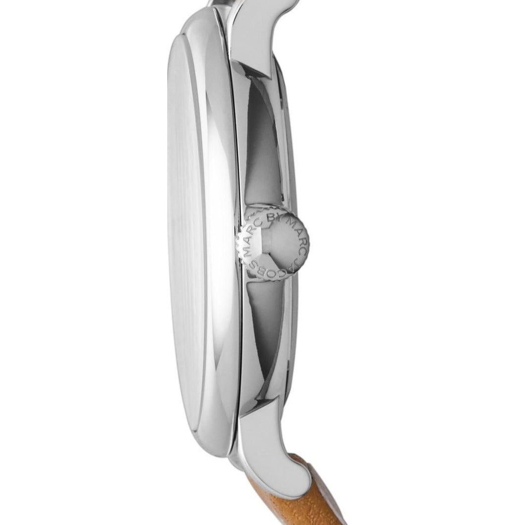  Shop Authentic Marc Jacobs Baker White Dial Brown Leather Strap Watch for Women - MBM1265 - Luxxuri