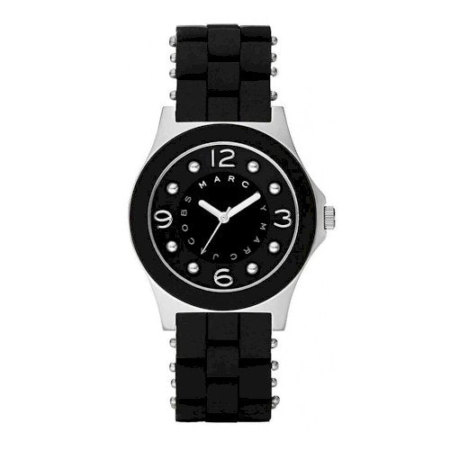  Shop Authentic Marc Jacobs Pelly Black Dial Black Silicone Strap Watch for Women - MBM2541 - Luxxuri