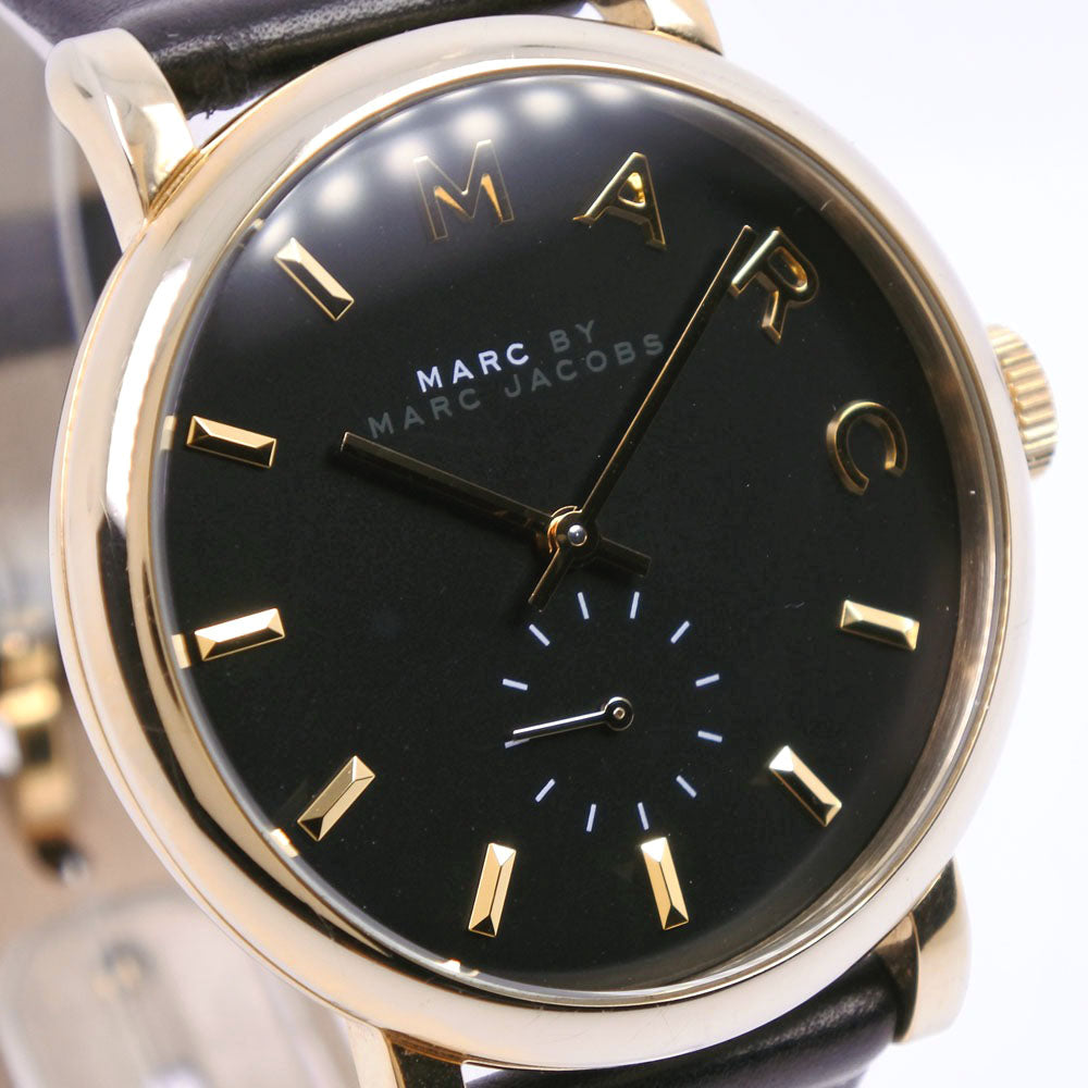  Shop Authentic Marc Jacobs Baker Black Dial Black Leather Strap Watch for Women - MBM1269 - Luxxuri