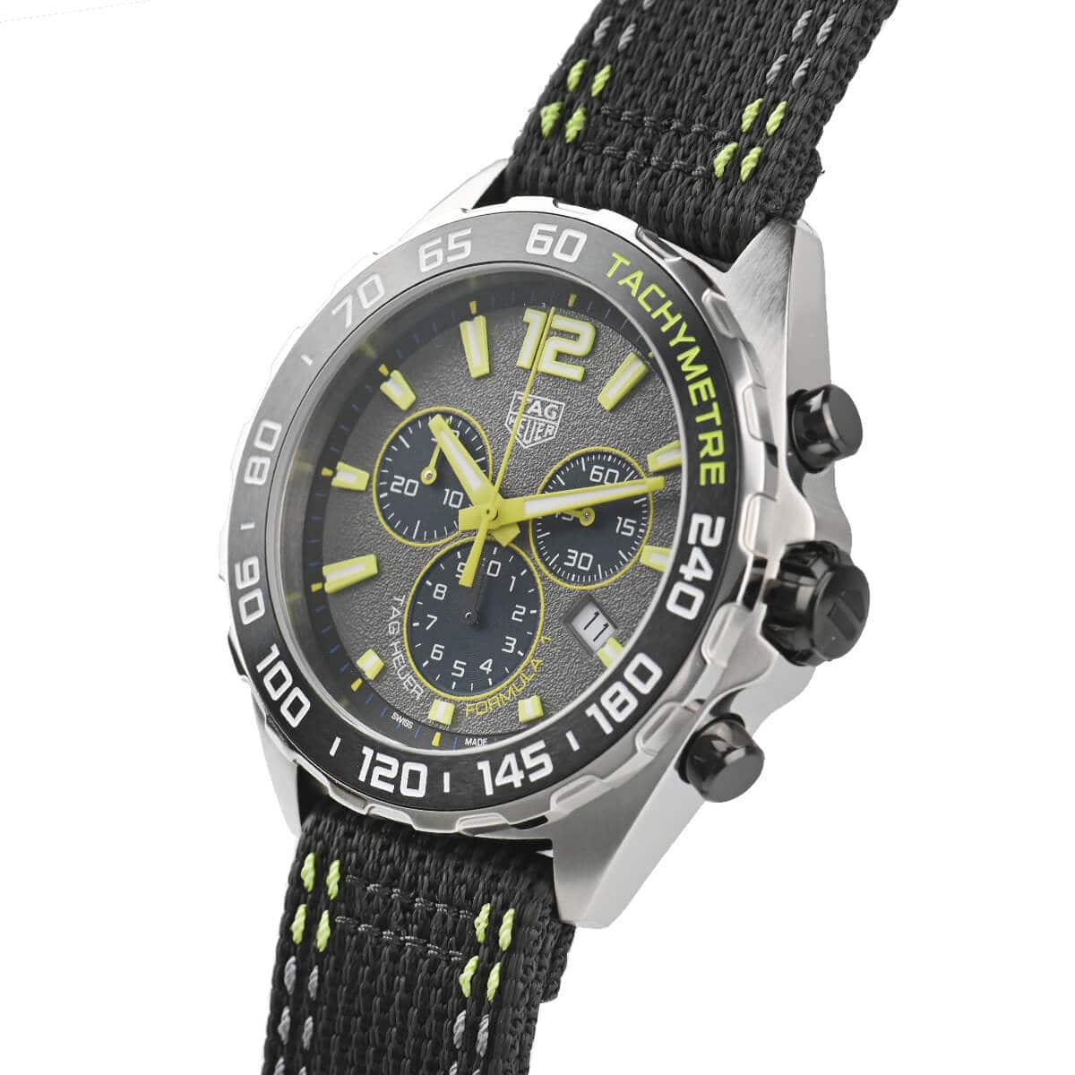 Shop Authentic Tag Heuer Formula 1 Chronograph Grey Dial Black Nylon Strap Watch for Men - CAZ101AG.FC8304 - Luxxuri