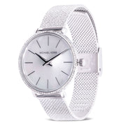  Shop Authentic Michael Kors Pyper Quartz Mother of Pearl White Dial Silver Mesh Strap Watch For Women - MK4618 - Luxxuri