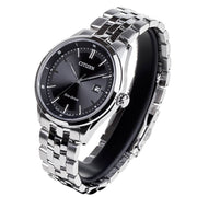  Shop Authentic Citizen Eco Drive Black Dial Silver Steel Strap Watch For Men - BM7250-56E - Luxxuri