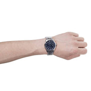  Shop Authentic Citizen Eco Drive Blue Dial Silver Steel Strap Watch For Men - BM7250-56L - Luxxuri