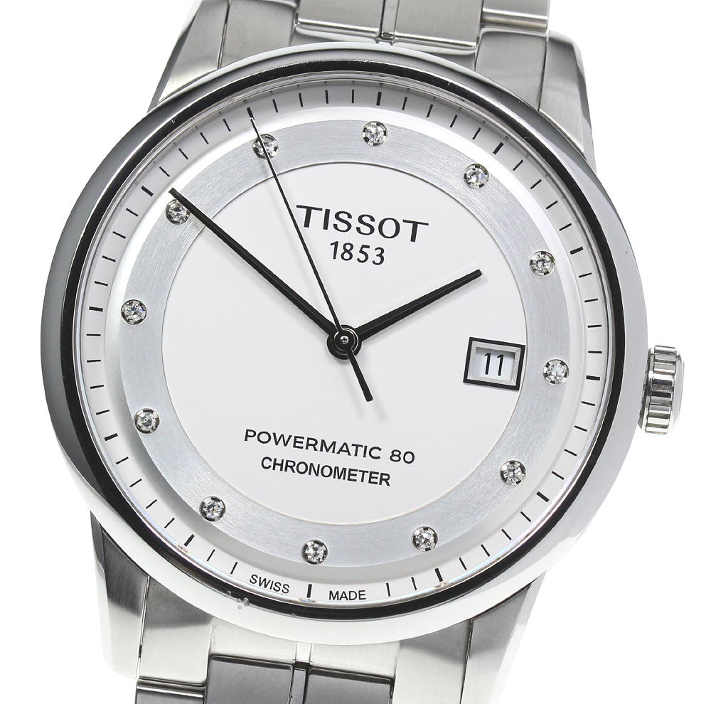  Shop Authentic Tissot T Classic Luxury Powermatic 80 White Dial Silver Steel Strap Watch For Men - T086.408.11.016.00 - Luxxuri