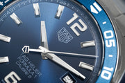  Shop Authentic Tag Heuer Formula 1 Bucherer Blue Edition Blue Dial Silver Steel Strap Watch for Men - WAZ2015.BA0842 - Luxxuri