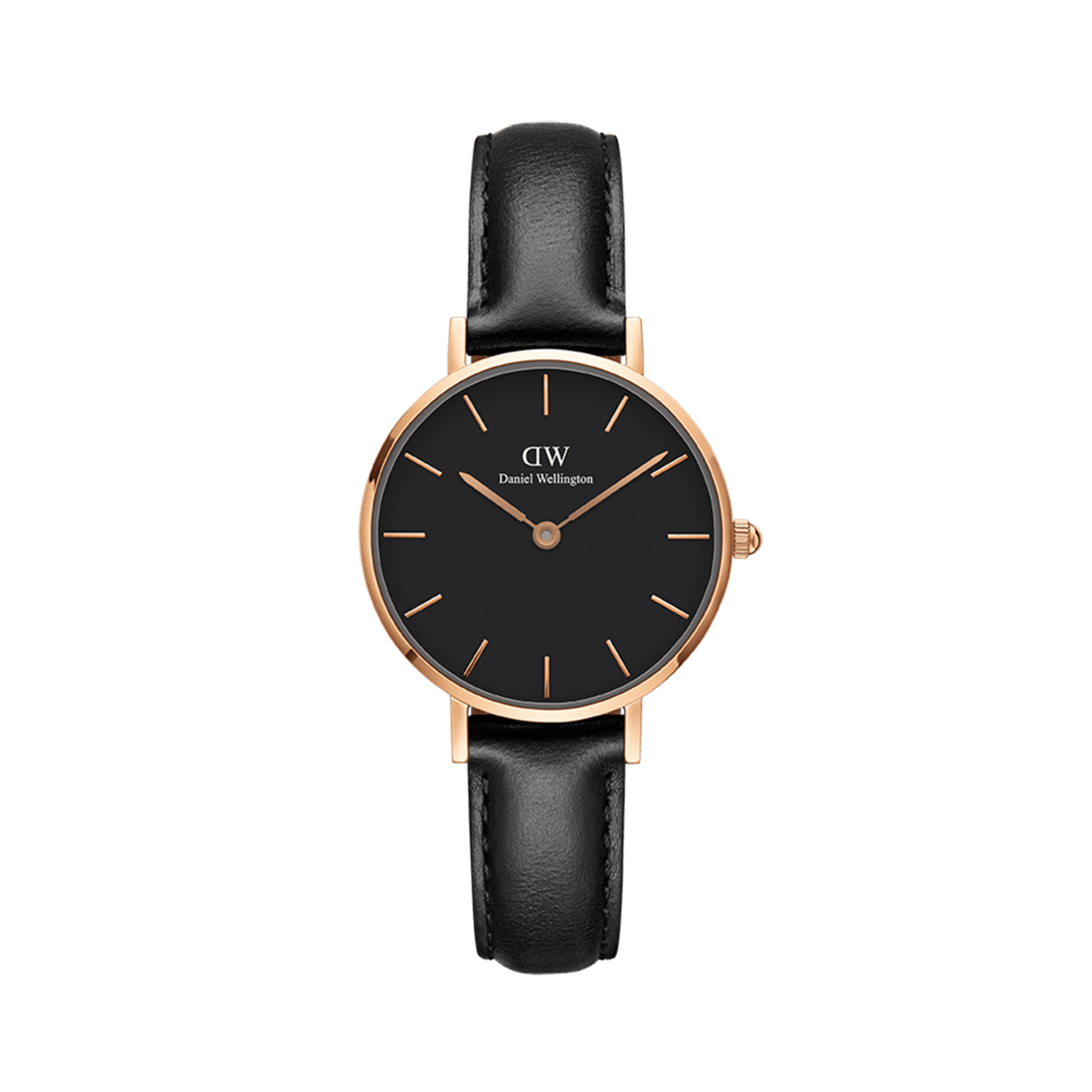  Shop Authentic Daniel Wellington Classic Petite Sheffield Black Dial Black Leather Strap Watch For Women - DW00100224 - Luxxuri