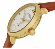  Shop Authentic Marc Jacobs Sally White Dial Brown Leather Strap Watch for Women - MBM1351 - Luxxuri