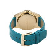  Shop Authentic Marc Jacobs Baby Dave Gold Dial Blue Leather Strap Watch for Women - MBM1263 - Luxxuri