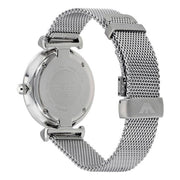  Shop Authentic Emporio Armani Gianni T Bar Mother of Pearl Dial Silver Steel Strap Watch For Women - AR1955 - Luxxuri