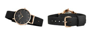  Shop Authentic Daniel Wellington Classic Petite Cornwall Black Dial Black NATO Strap Watch For Women - DW00100215 - Luxxuri