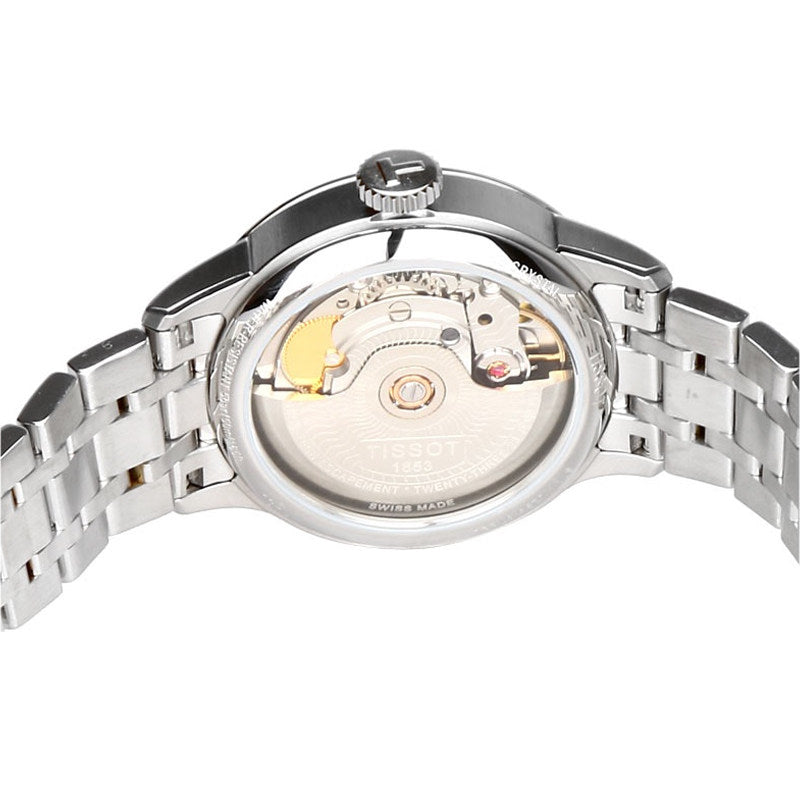  Shop Authentic Tissot Chemin Des Tourelles Powermatic 80 Lady White Dial Silver Steel Strap Watch For Women - T099.207.11.037.00 - Luxxuri