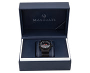  Shop Authentic Maserati Potenza 42mm Black Analog Dial Black Strap Watch For Men - R8853108003 - Luxxuri