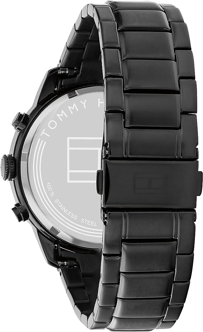  Shop Authentic Tommy Hilfiger Jimmy Chronograph Grey Dial Grey Steel Strap Watch For Men - 1791951 - Luxxuri