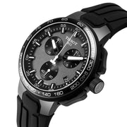  Shop Authentic Tissot T Race Cycling Chronograph Black Dial Black Rubber Strap Watch For Men - T111.417.37.441.03 - Luxxuri
