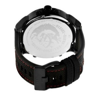  Shop Authentic Diesel Mr. Daddy 2.0 Quartz Black Dial Black Nylon Strap Watch For Men - DZ7433 - Luxxuri
