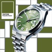  Shop Authentic Citizen x Pantone Automatic Peaceful Green Dial Silver Steel Strap Watch For Men - NJ0158-89Z - Luxxuri