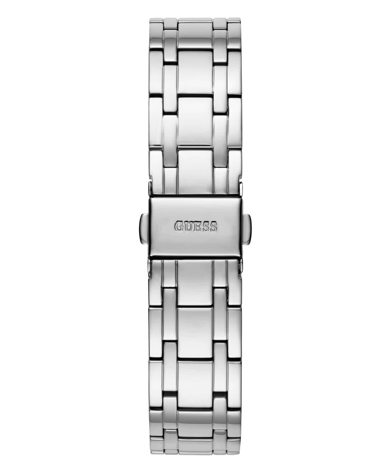  Shop Authentic Guess Cosmo Diamonds Silver Dial Silver Steel Strap Watch For Women - GW0033L1 - Luxxuri