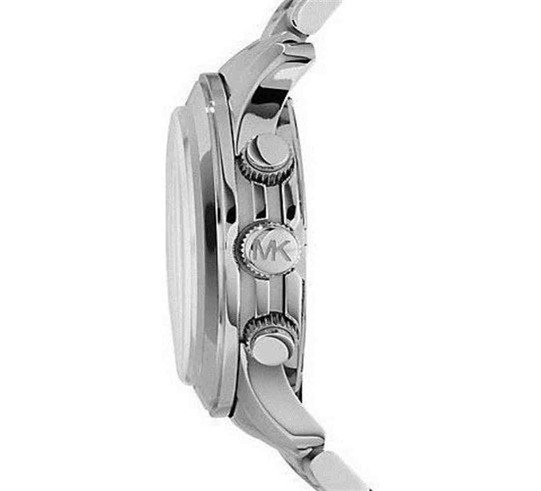  Shop Authentic Michael Kors Stop Hunger Chronograph Blue Dial Silver Steel Strap Watch for Men - MK8314 - Luxxuri