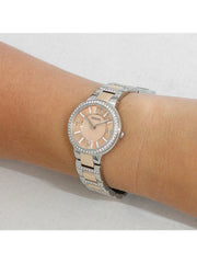  Shop Authentic Fossil Virginia Rose Gold Dial Two Tone Steel Strap Watch for Women - ES3405 - Luxxuri