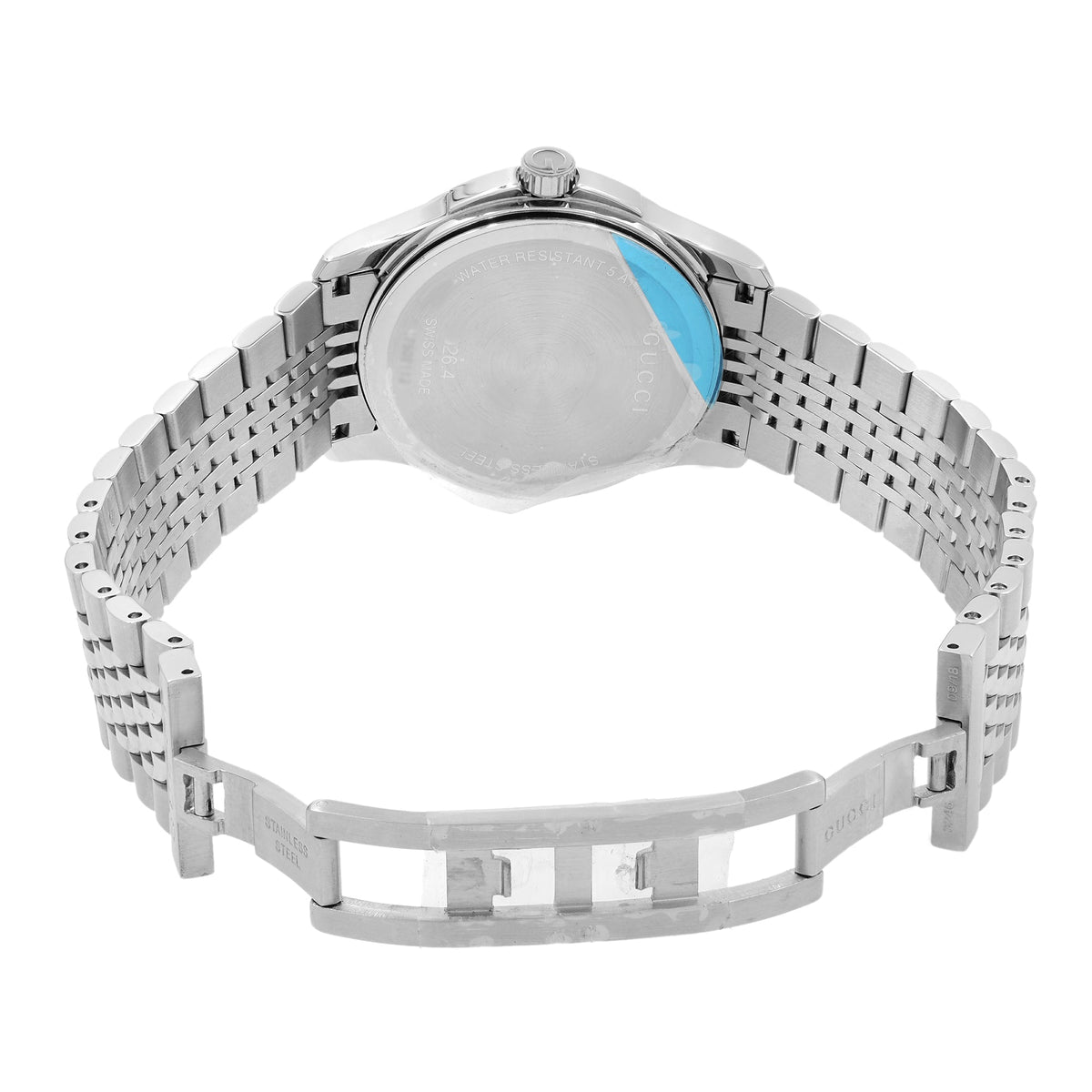  Shop Authentic Gucci G Timeless Brown Dial Silver Steel Strap Watch For Men - YA126406 - Luxxuri