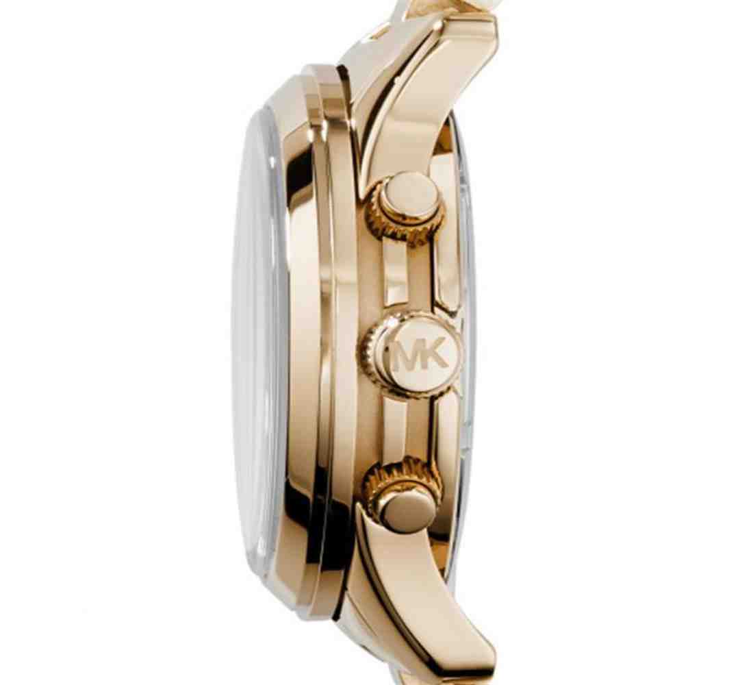  Shop Authentic Michael Kors Runway Iridescent Pink Dial Gold Steel Strap Watch for Women - MK5939 - Luxxuri