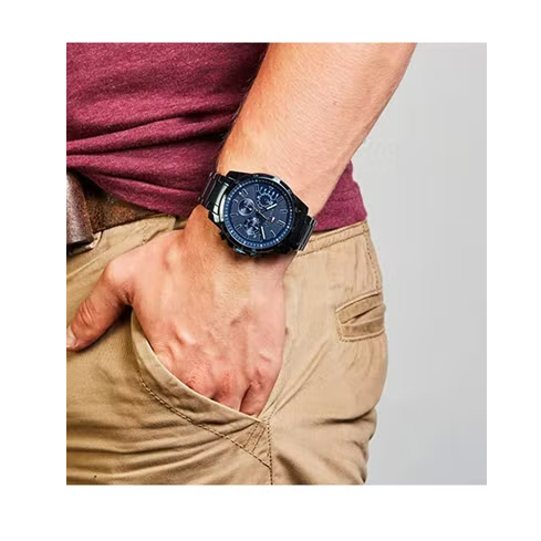  Shop Authentic Tommy Hilfiger Decker Chronograph Blue Dial Blue Steel Strap Watch for Men - 1791560 - Luxxuri