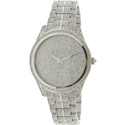  Shop Authentic Michael Kors Lauryn Analog Crystals Silver Dial Silver Steel Strap Watch For Women - MK3717 - Luxxuri