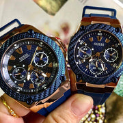  Shop Authentic Guess Zena Blue Dial Blue Silicone Strap Watch For Women - W1094L2 - Luxxuri