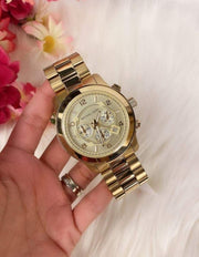  Shop Authentic Michael Kors Runway Gold Dial Gold Steel Strap  Watch for Men - MK8077 - Luxxuri